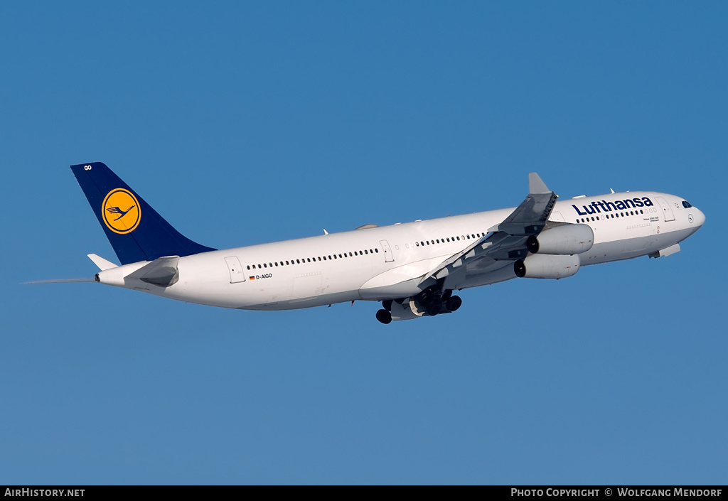 Aircraft Photo of D-AIGO | Airbus A340-313 | Lufthansa | AirHistory.net #520952