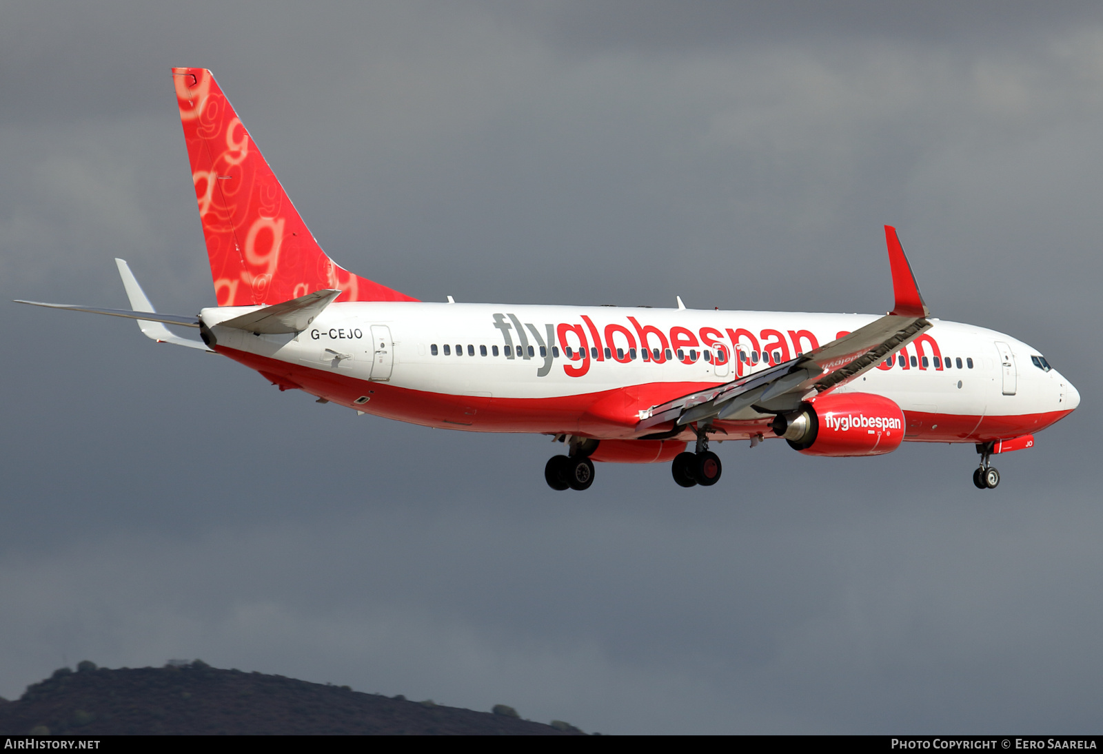 Aircraft Photo of G-CEJO | Boeing 737-8BK | Flyglobespan | AirHistory.net #520960