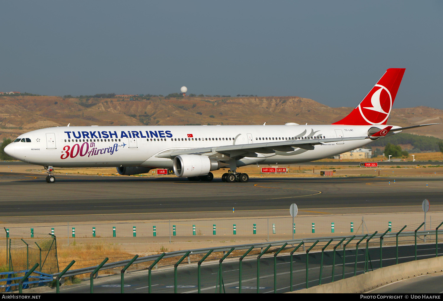 Aircraft Photo of TC-LNC | Airbus A330-303 | Turkish Airlines | AirHistory.net #520963