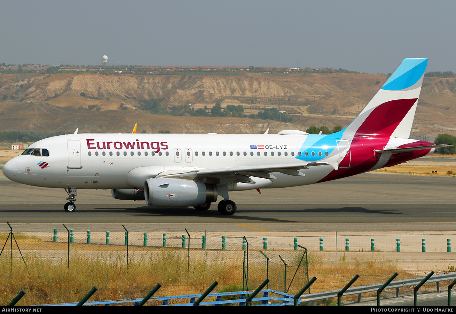 Aircraft Photo of OE-LYZ | Airbus A319-132 | Eurowings | AirHistory.net #520967