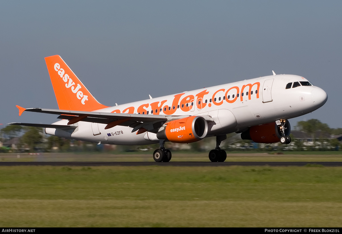 Aircraft Photo of G-EZFB | Airbus A319-111 | EasyJet | AirHistory.net #520978