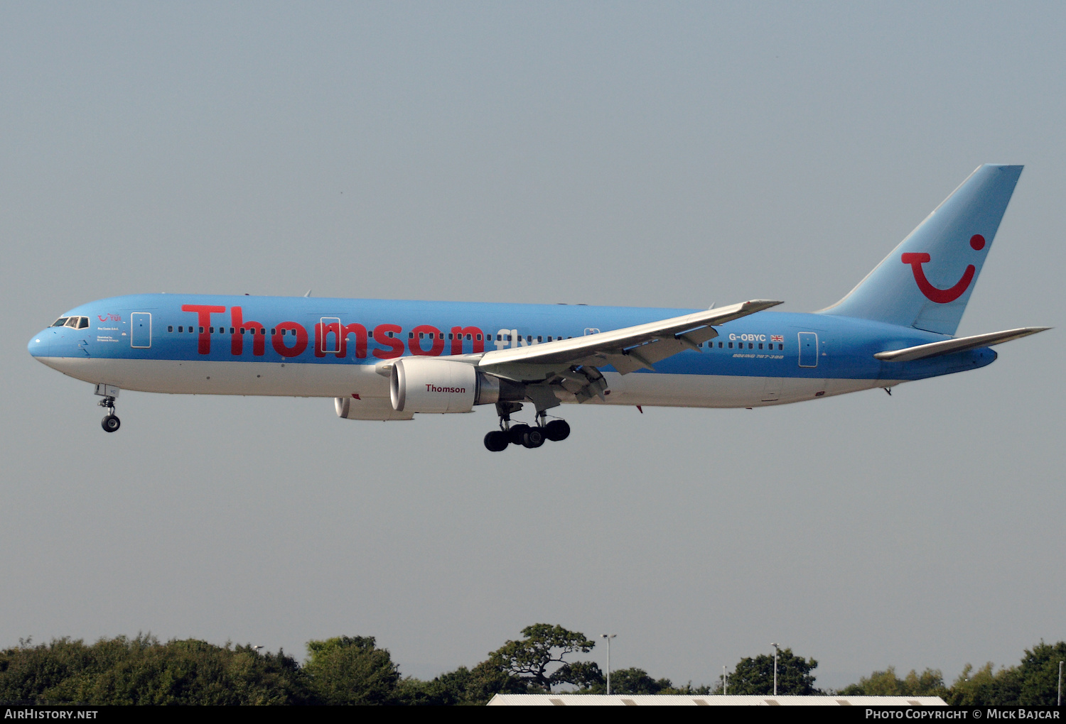 Aircraft Photo of G-OBYC | Boeing 767-304/ER | Thomsonfly | AirHistory.net #520995