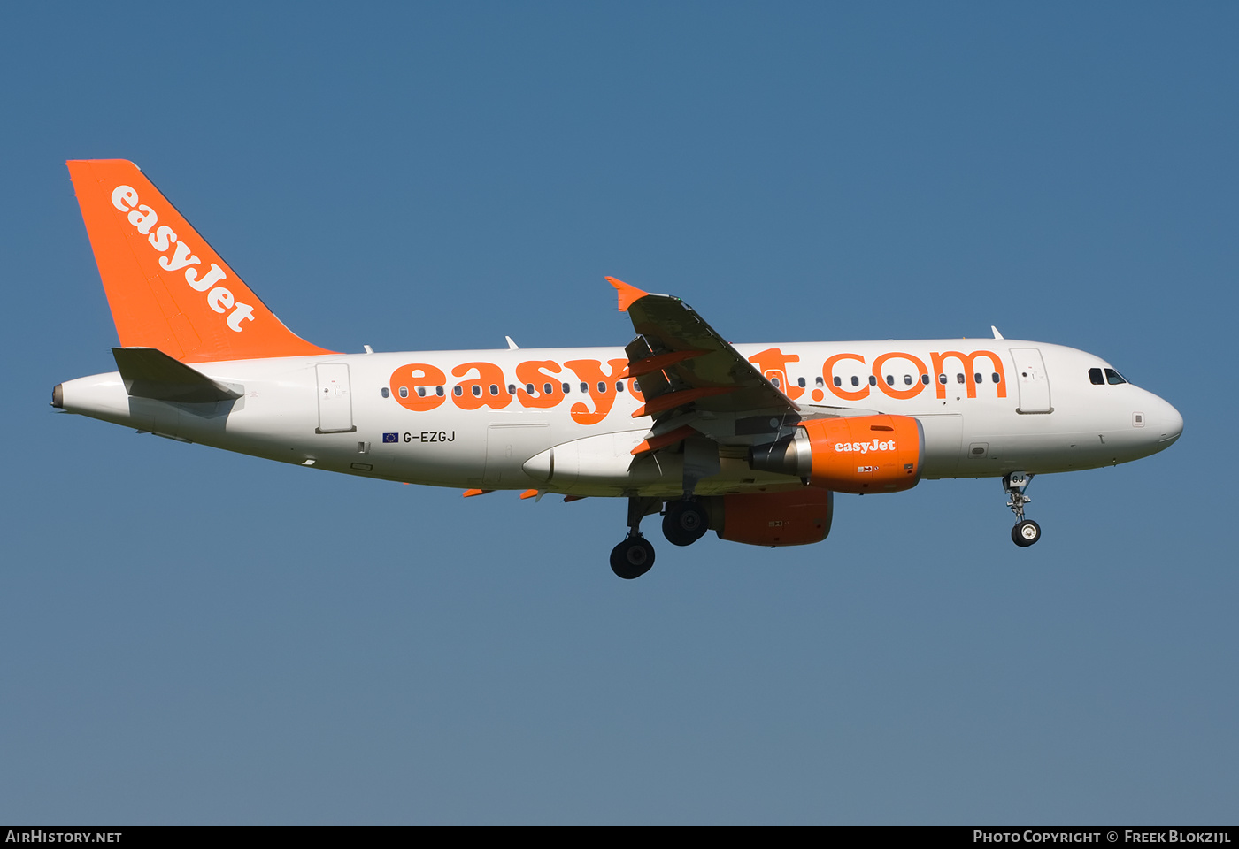 Aircraft Photo of G-EZGJ | Airbus A319-111 | EasyJet | AirHistory.net #521005