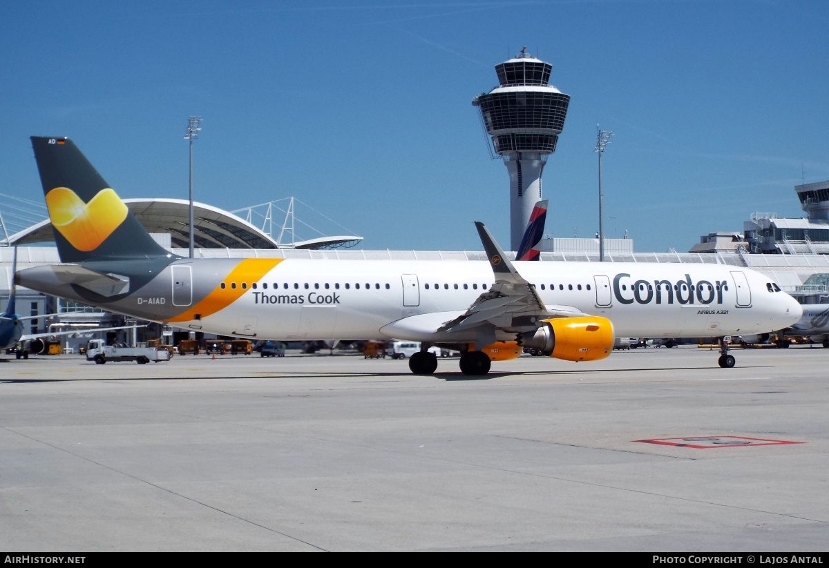 Aircraft Photo of D-AIAD | Airbus A321-211 | Condor Flugdienst | AirHistory.net #521015