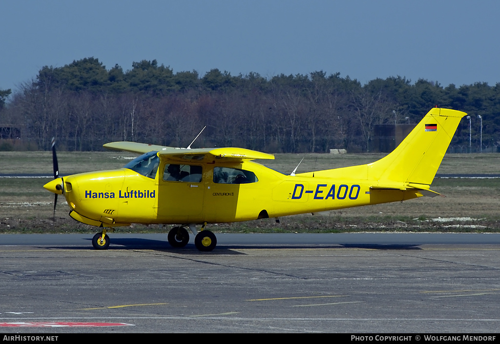 Aircraft Photo of D-EAOO | Cessna T210N Turbo Centurion II | Hansa Luftbild | AirHistory.net #521019
