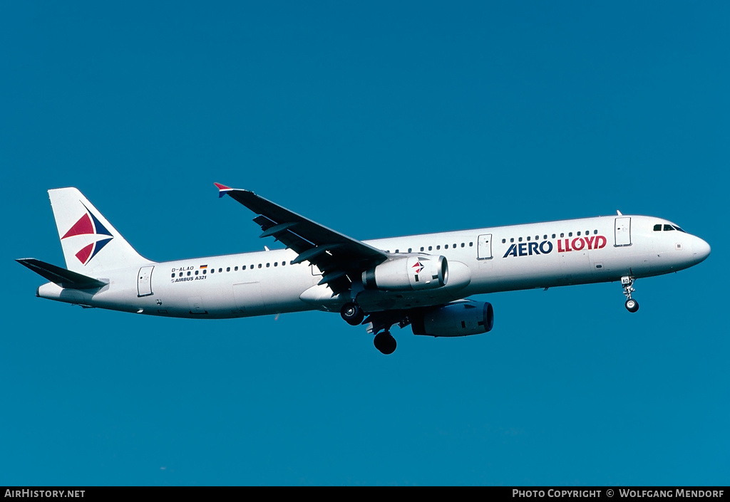 Aircraft Photo of D-ALAO | Airbus A321-231 | Aero Lloyd | AirHistory.net #521035