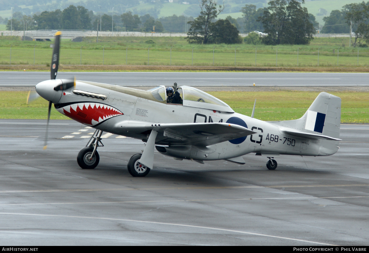Aircraft Photo of VH-SVU / A68-750 | Commonwealth CA-18 Mustang 23 (P-51D) | Australia - Air Force | AirHistory.net #521052
