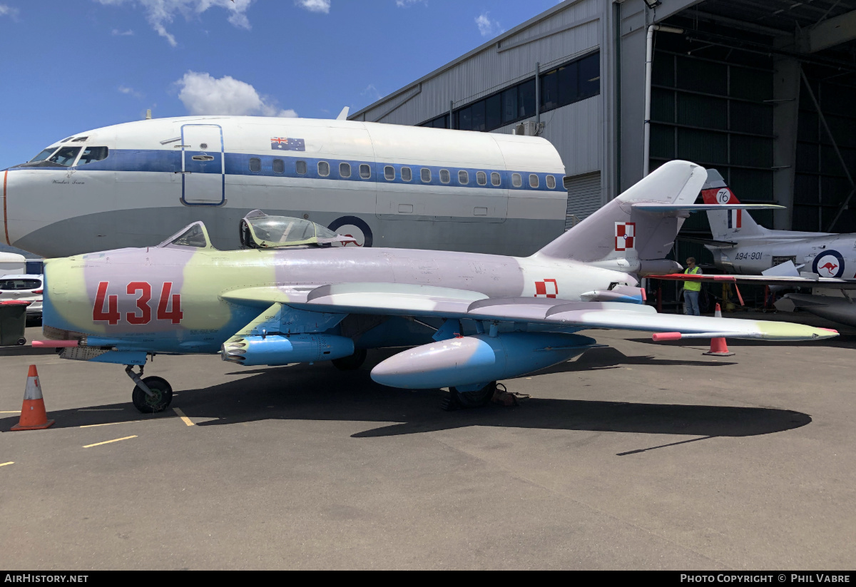 Aircraft Photo of VH-ALG / 434 | PZL-Mielec Lim-6bis | Poland - Air Force | AirHistory.net #521090