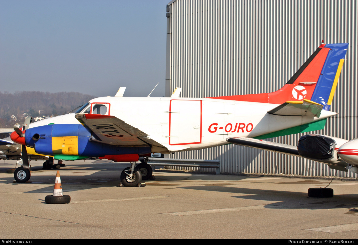 Aircraft Photo of G-OJRO | Beech B90 King Air | Danish Air Transport - DAT | AirHistory.net #521108