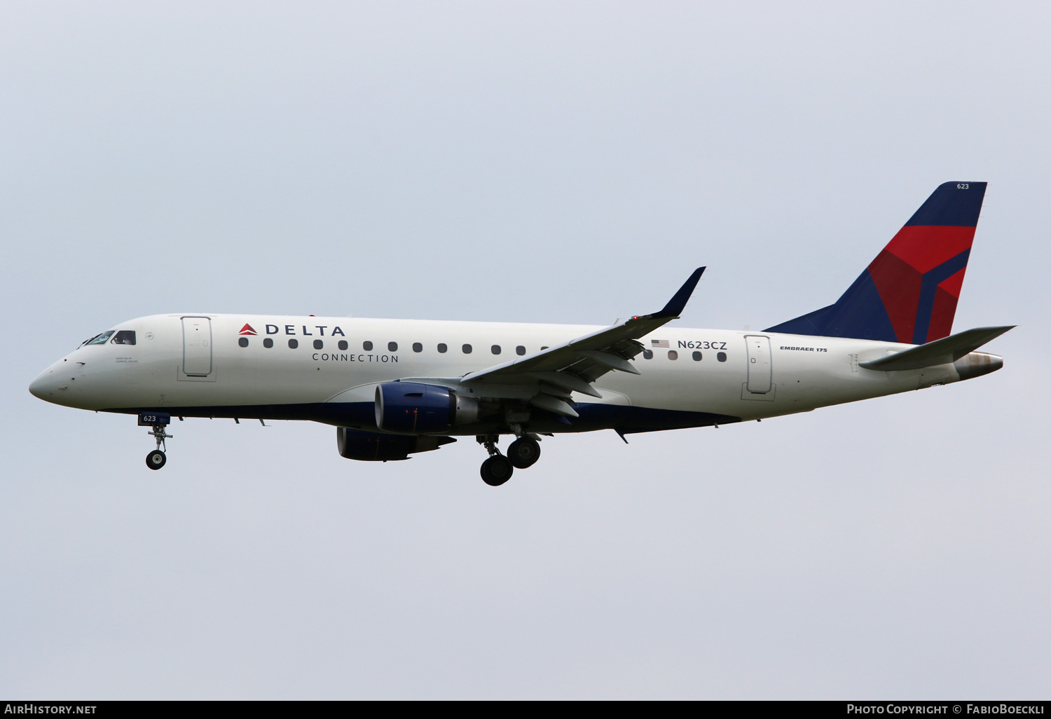 Aircraft Photo of N623CZ | Embraer 175LR (ERJ-170-200LR) | Delta Connection | AirHistory.net #521114