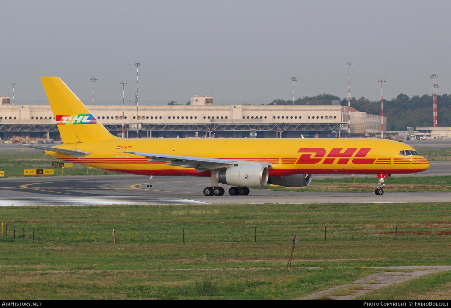 Aircraft Photo of OE-LND | Boeing 757-23N(PCF) | DHL International | AirHistory.net #521119