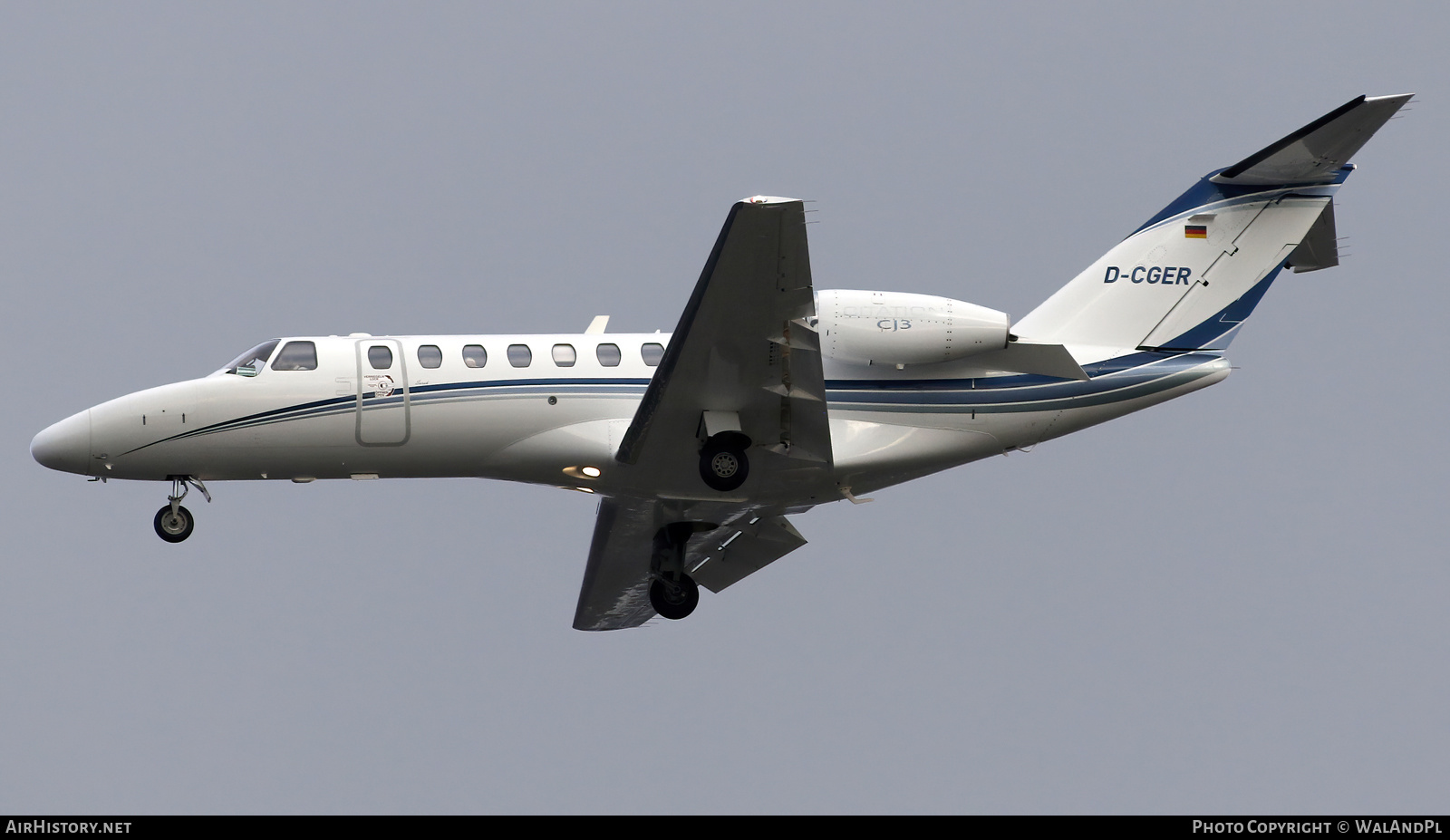 Aircraft Photo of D-CGER | Cessna 525B CitationJet CJ3 | AirHistory.net #521132