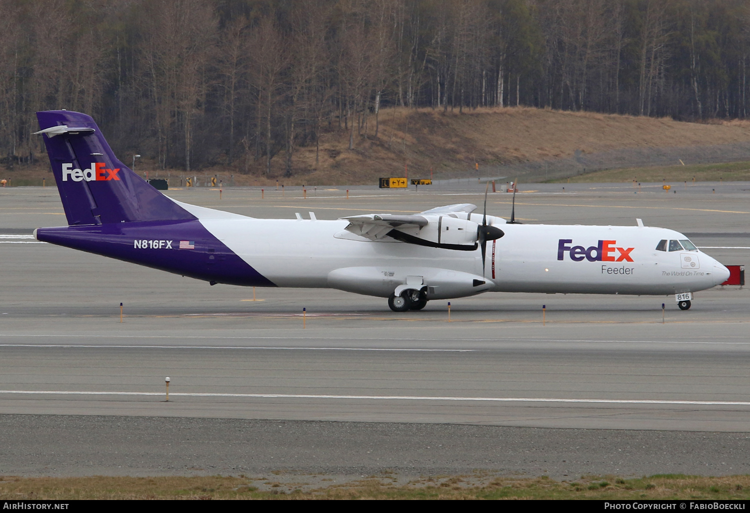 Aircraft Photo of N816FX | ATR ATR-72-212/F | FedEx Feeder | AirHistory.net #521135