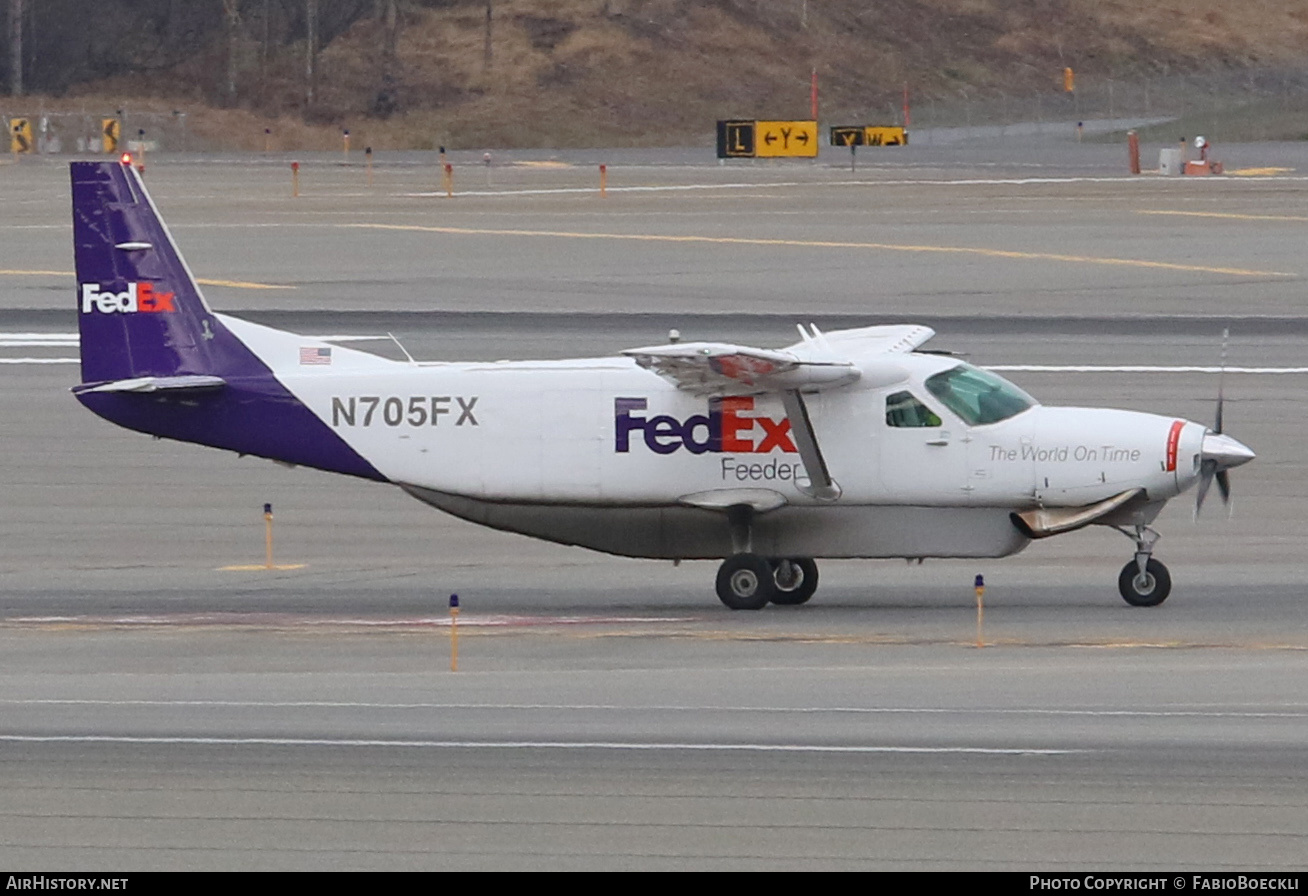 Aircraft Photo of N705FX | Cessna 208B Super Cargomaster | FedEx Feeder | AirHistory.net #521140