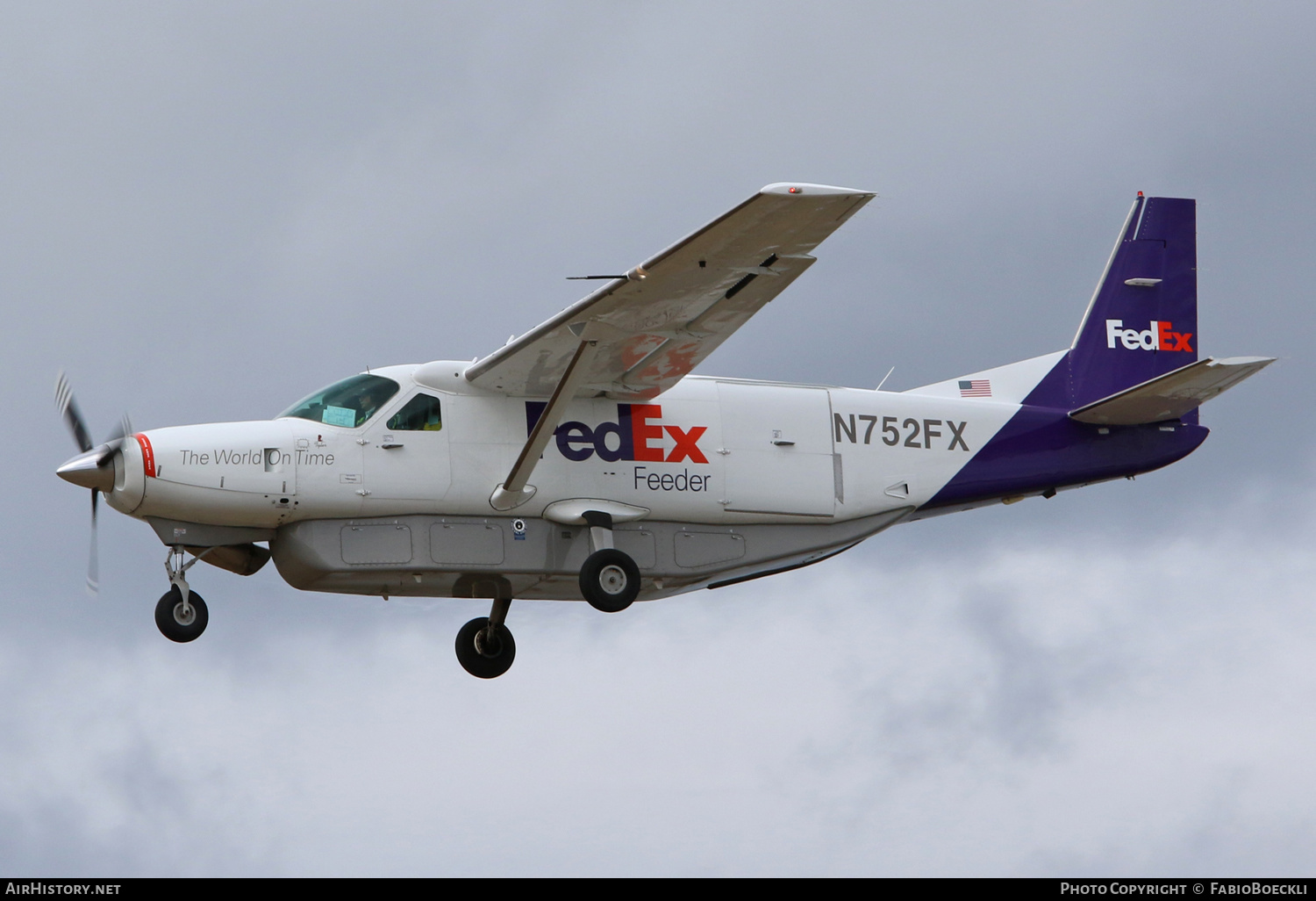 Aircraft Photo of N752FX | Cessna 208B Super Cargomaster | FedEx Feeder | AirHistory.net #521152