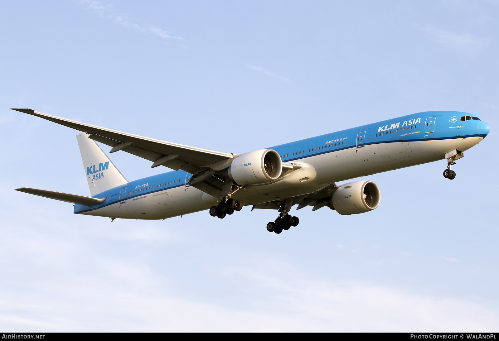 Aircraft Photo of PH-BVB | Boeing 777-306/ER | KLM Asia | AirHistory.net #521161