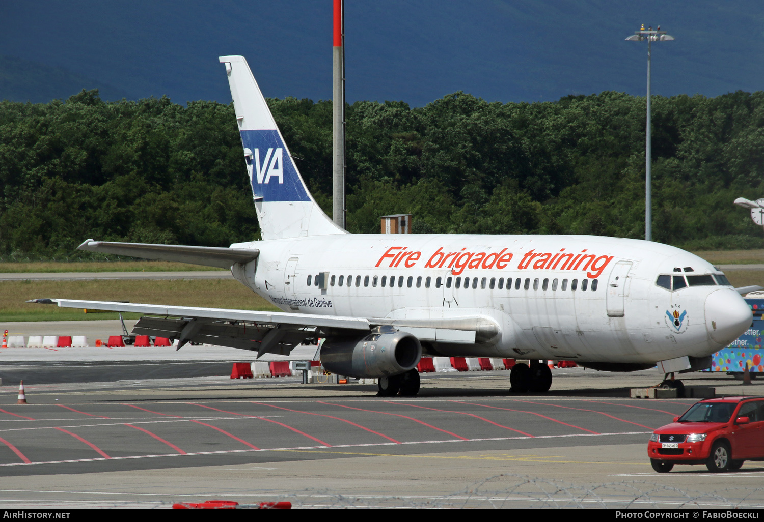 Aircraft Photo of F-GCJL | Boeing 737-222 | GVA - Fire Brigade Training | AirHistory.net #521163