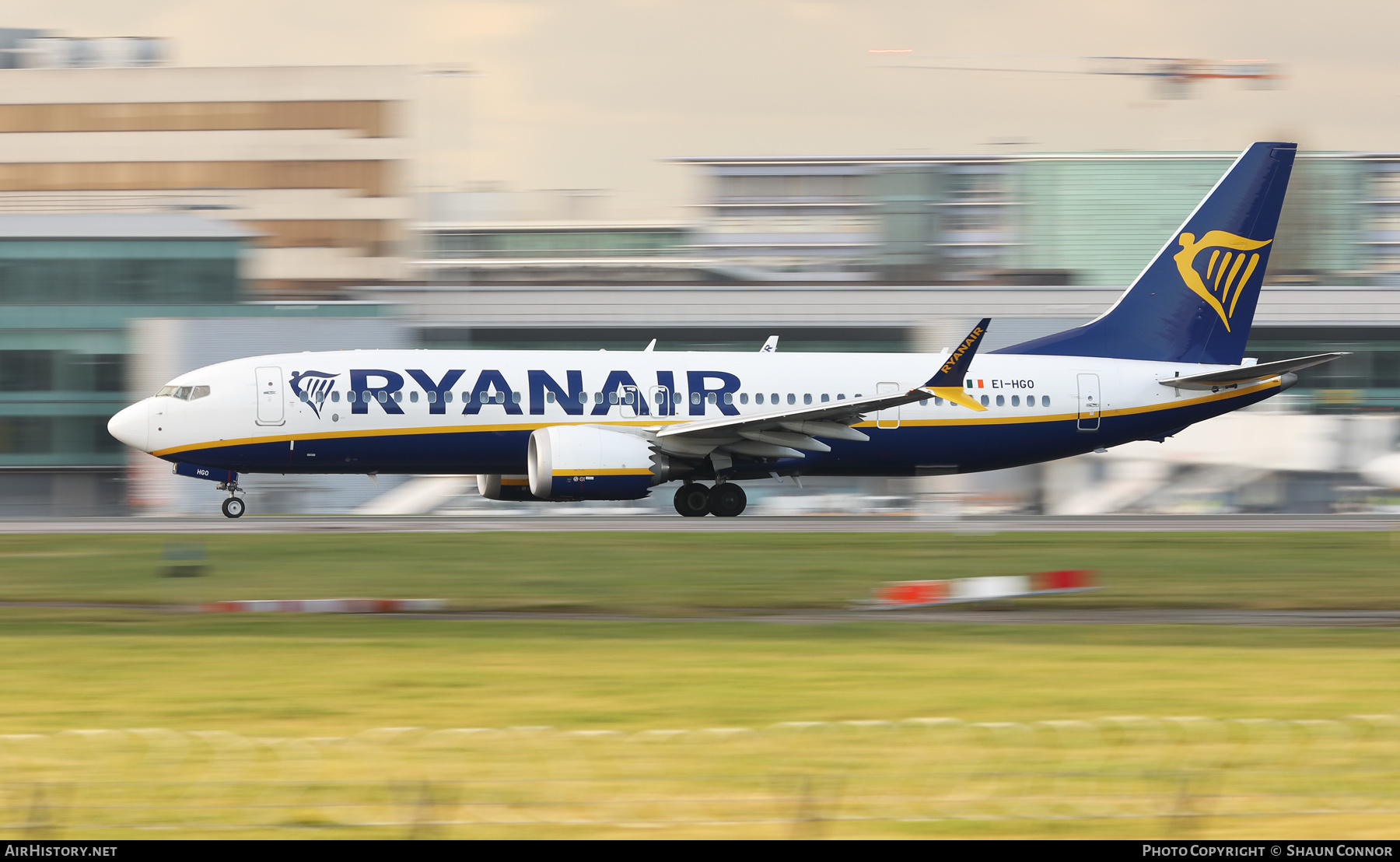 Aircraft Photo of EI-HGO | Boeing 737-8200 Max 200 | Ryanair | AirHistory.net #521186