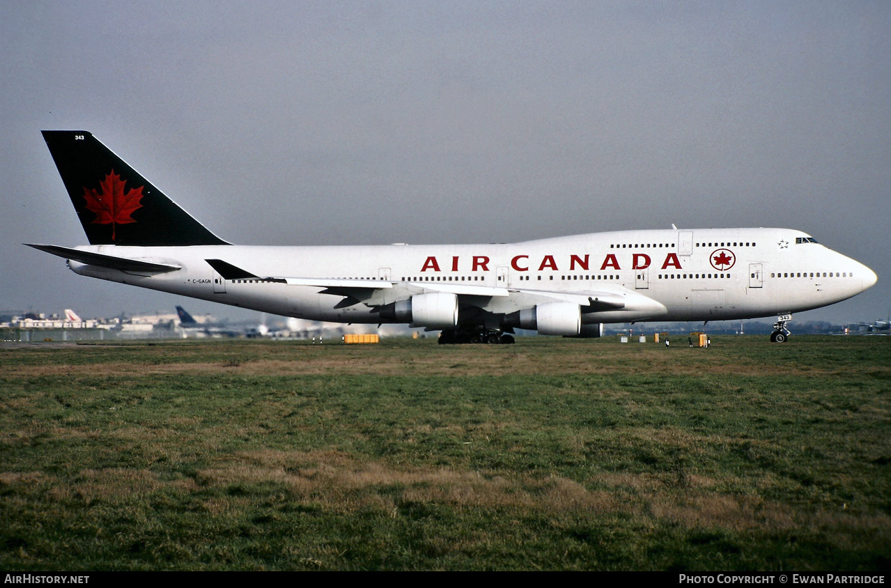 Aircraft Photo of C-GAGN | Boeing 747-433M | Air Canada | AirHistory.net #521202