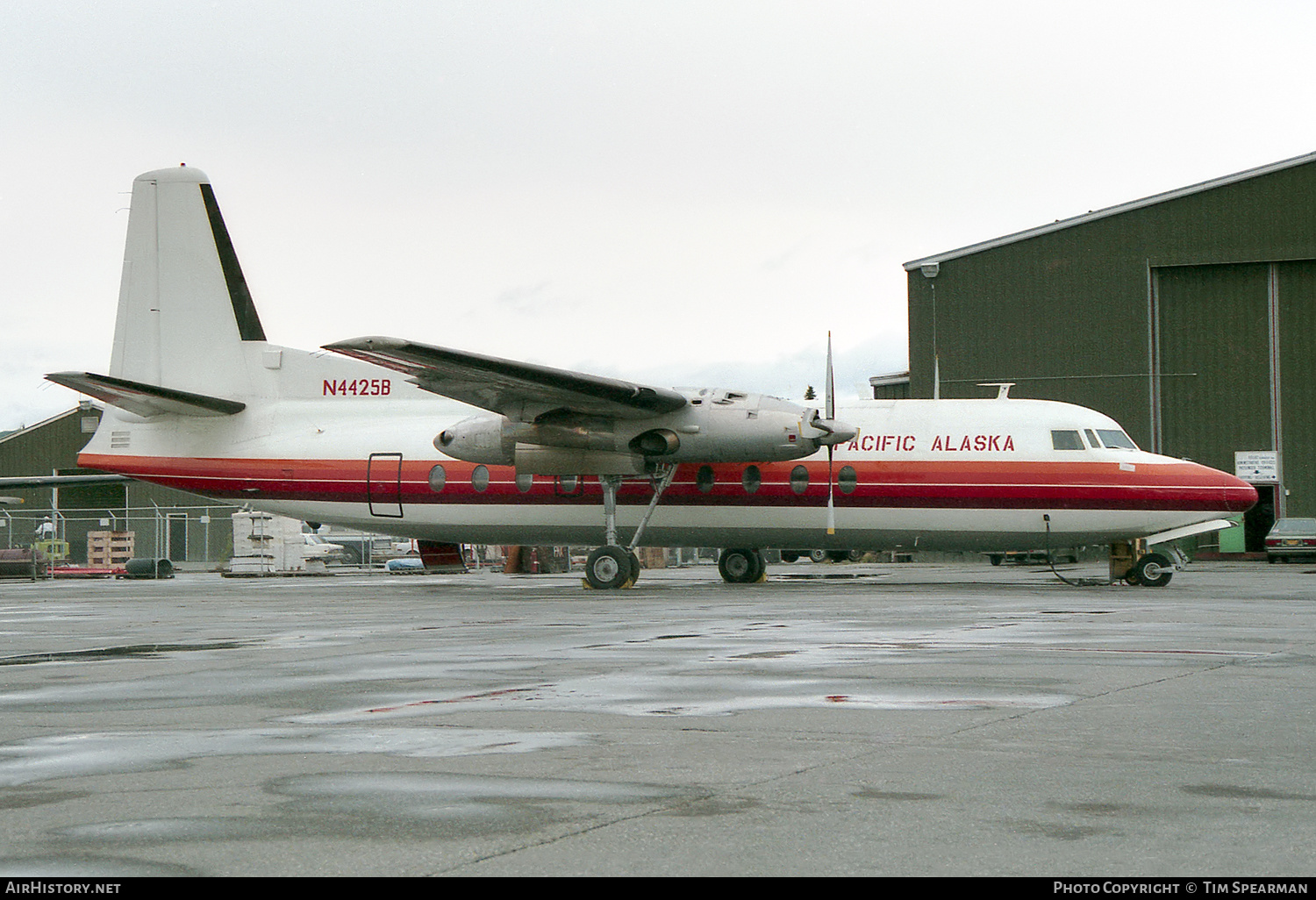 Aircraft Photo of N4425B | Fairchild F-27F | Pacific Alaska Airlines | AirHistory.net #521210