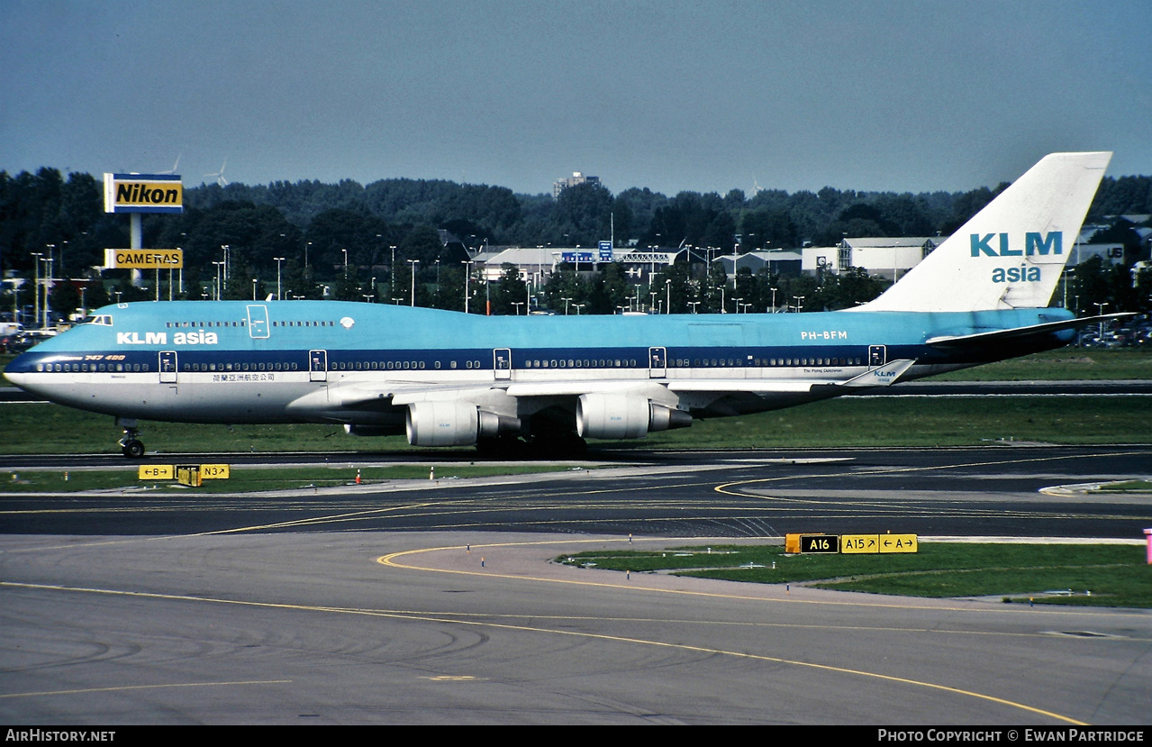 Aircraft Photo of PH-BFM | Boeing 747-406M | KLM Asia | AirHistory.net #521226