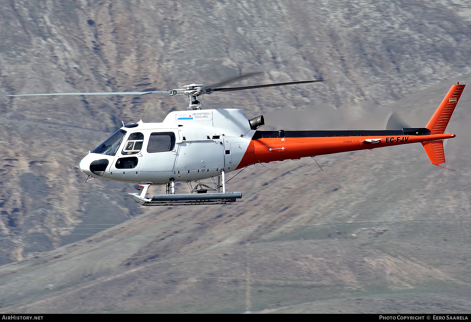 Aircraft Photo of EC-FJV | Aerospatiale AS-350B-2 Ecureuil | Helicopteros Insulares | AirHistory.net #521234