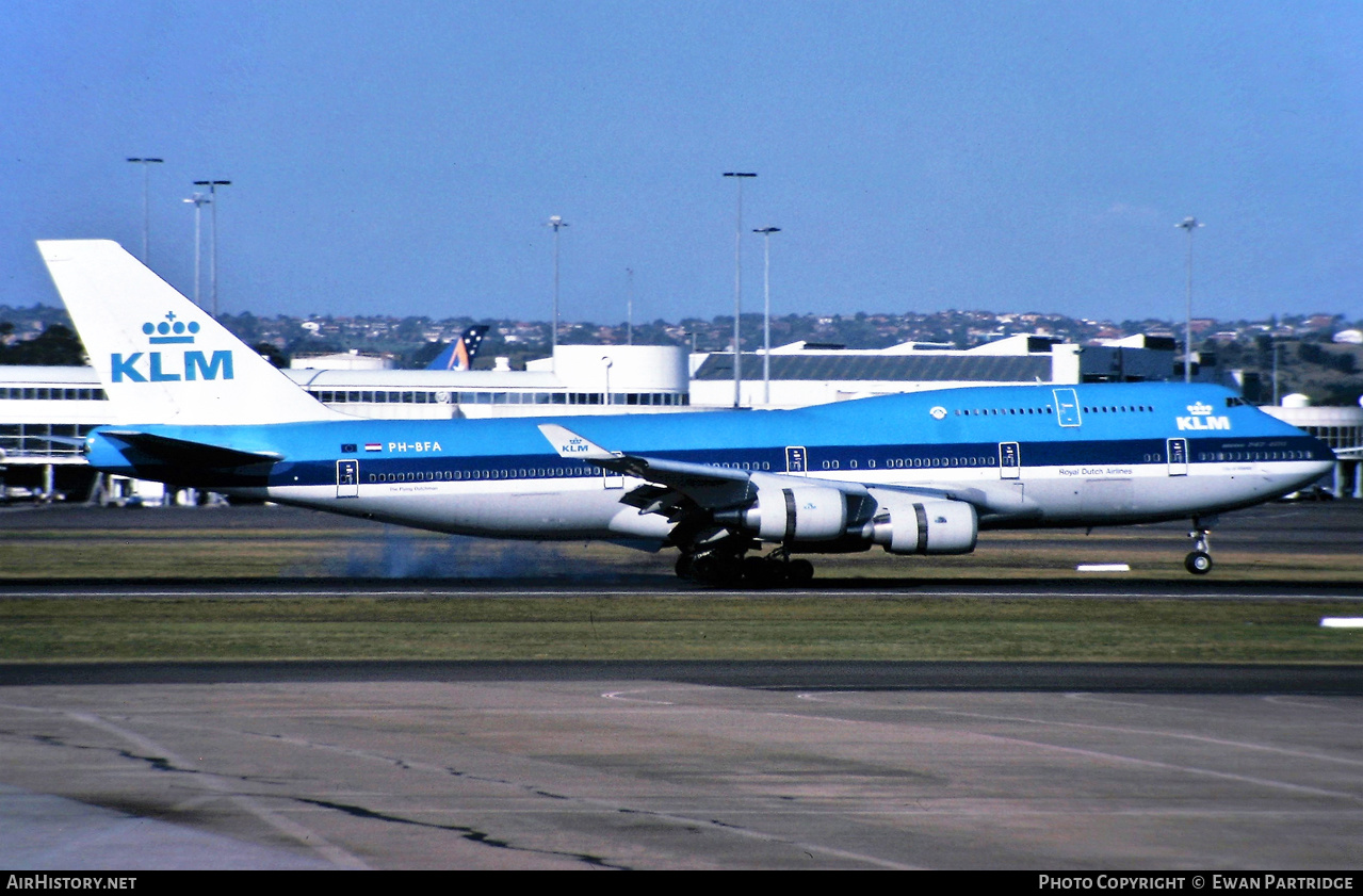 Aircraft Photo of PH-BFA | Boeing 747-406 | KLM - Royal Dutch Airlines | AirHistory.net #521240