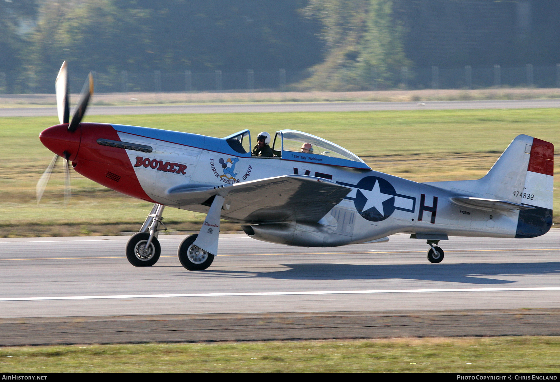 Aircraft Photo of N551TM / NX551TM / 474832 | North American P-51D Mustang | USA - Air Force | AirHistory.net #521267