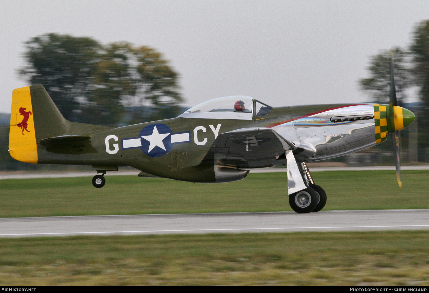 Aircraft Photo of N551W | North American P-51D Mustang | USA - Air Force | AirHistory.net #521269