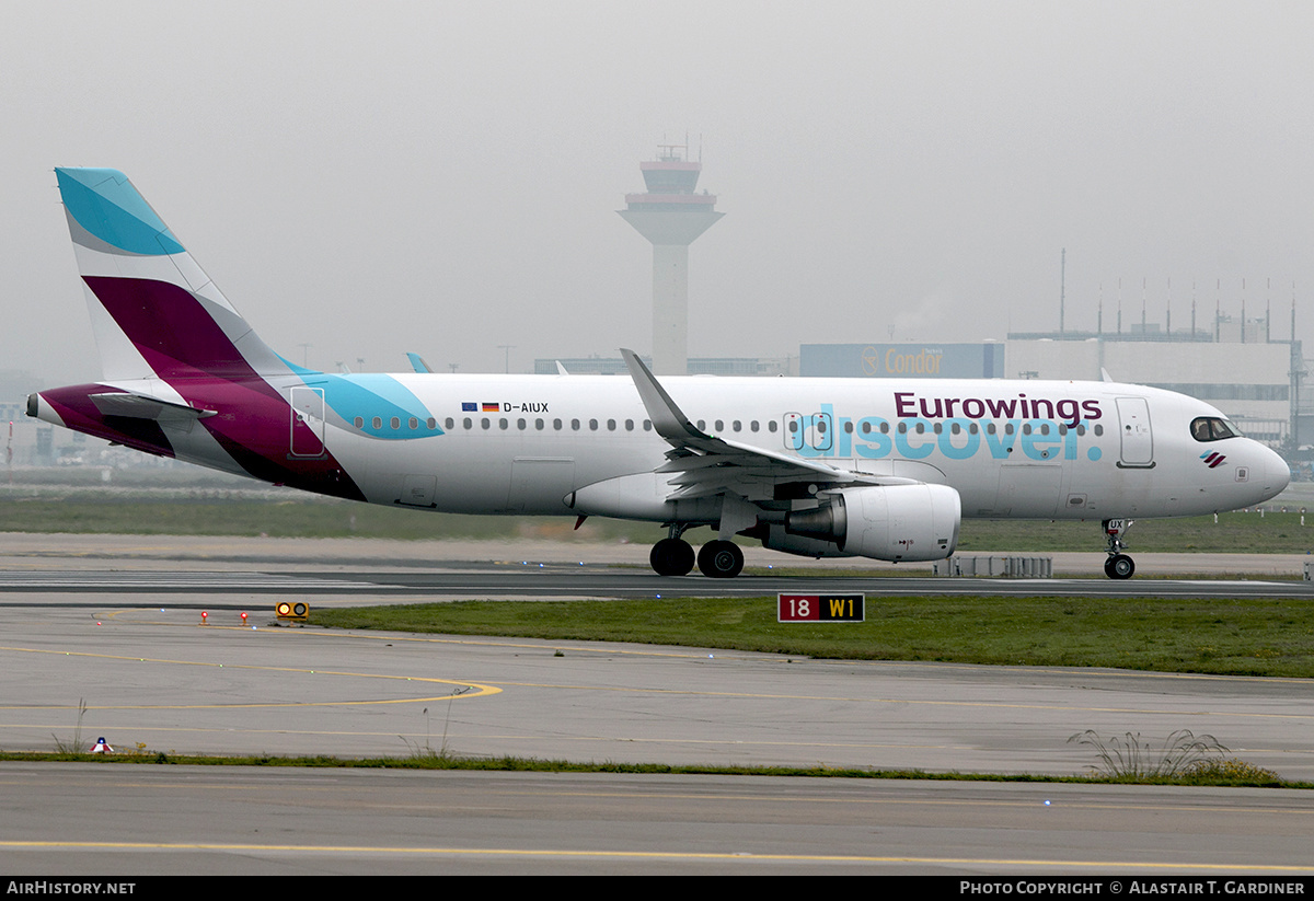 Aircraft Photo of D-AIUX | Airbus A320-214 | Eurowings Discover | AirHistory.net #521272