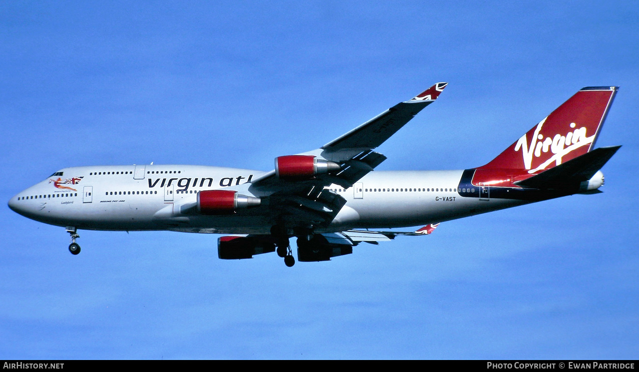 Aircraft Photo of G-VAST | Boeing 747-41R | Virgin Atlantic Airways | AirHistory.net #521286