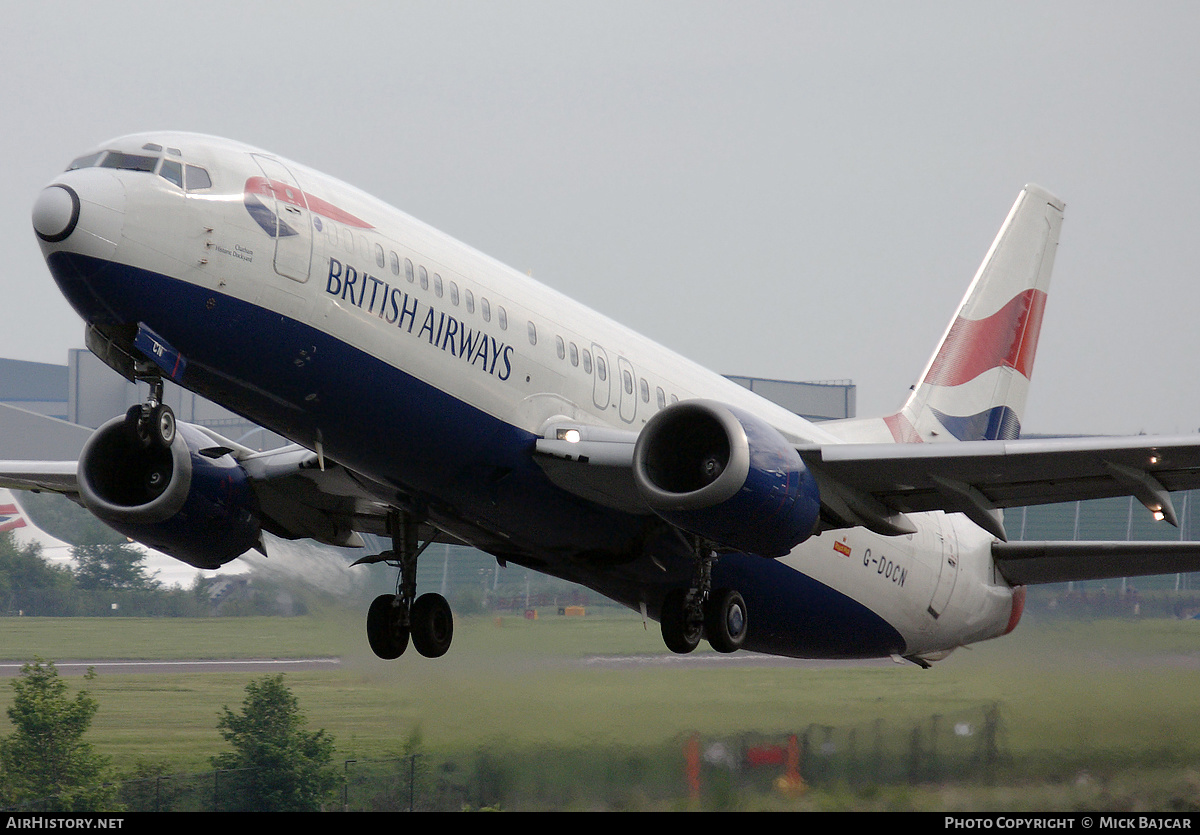 Aircraft Photo of G-DOCN | Boeing 737-436 | British Airways | AirHistory.net #521287