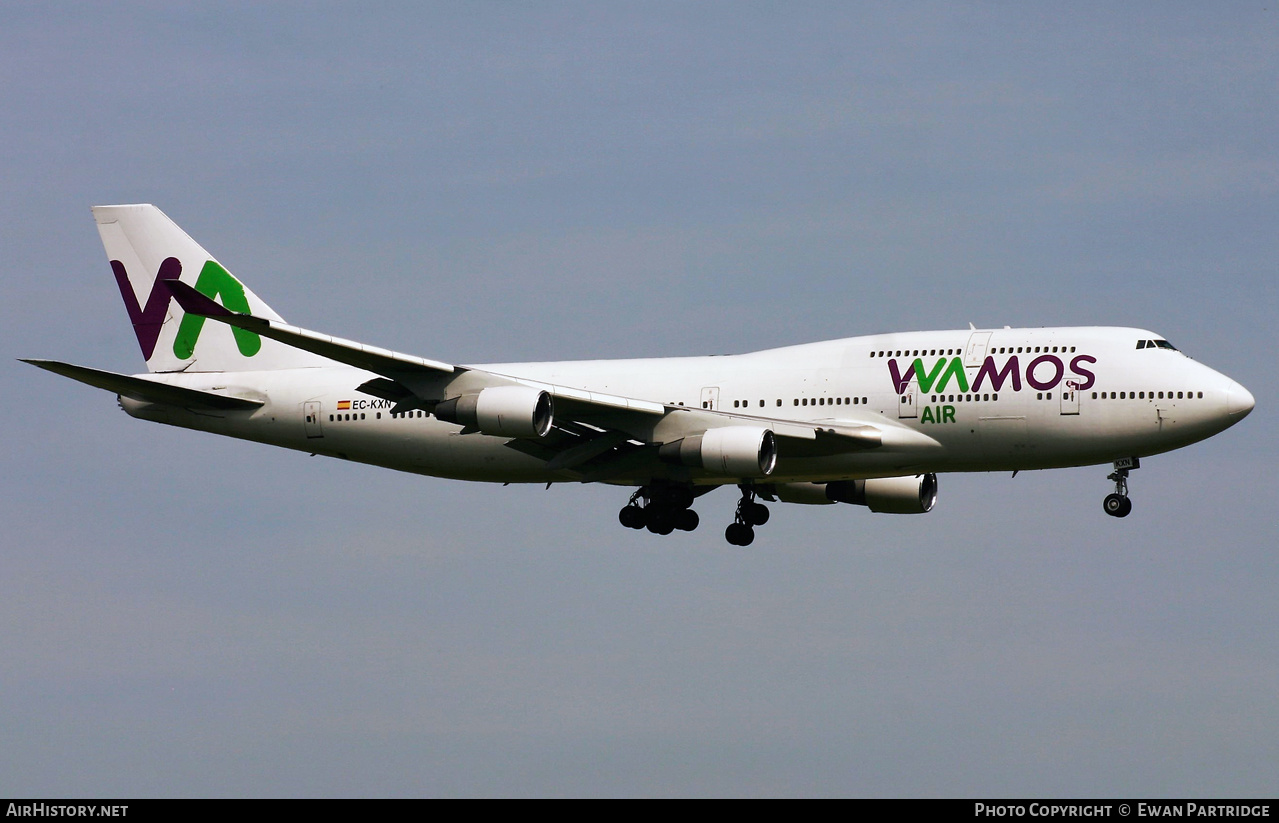 Aircraft Photo of EC-KXN | Boeing 747-4H6 | Wamos Air | AirHistory.net #521302