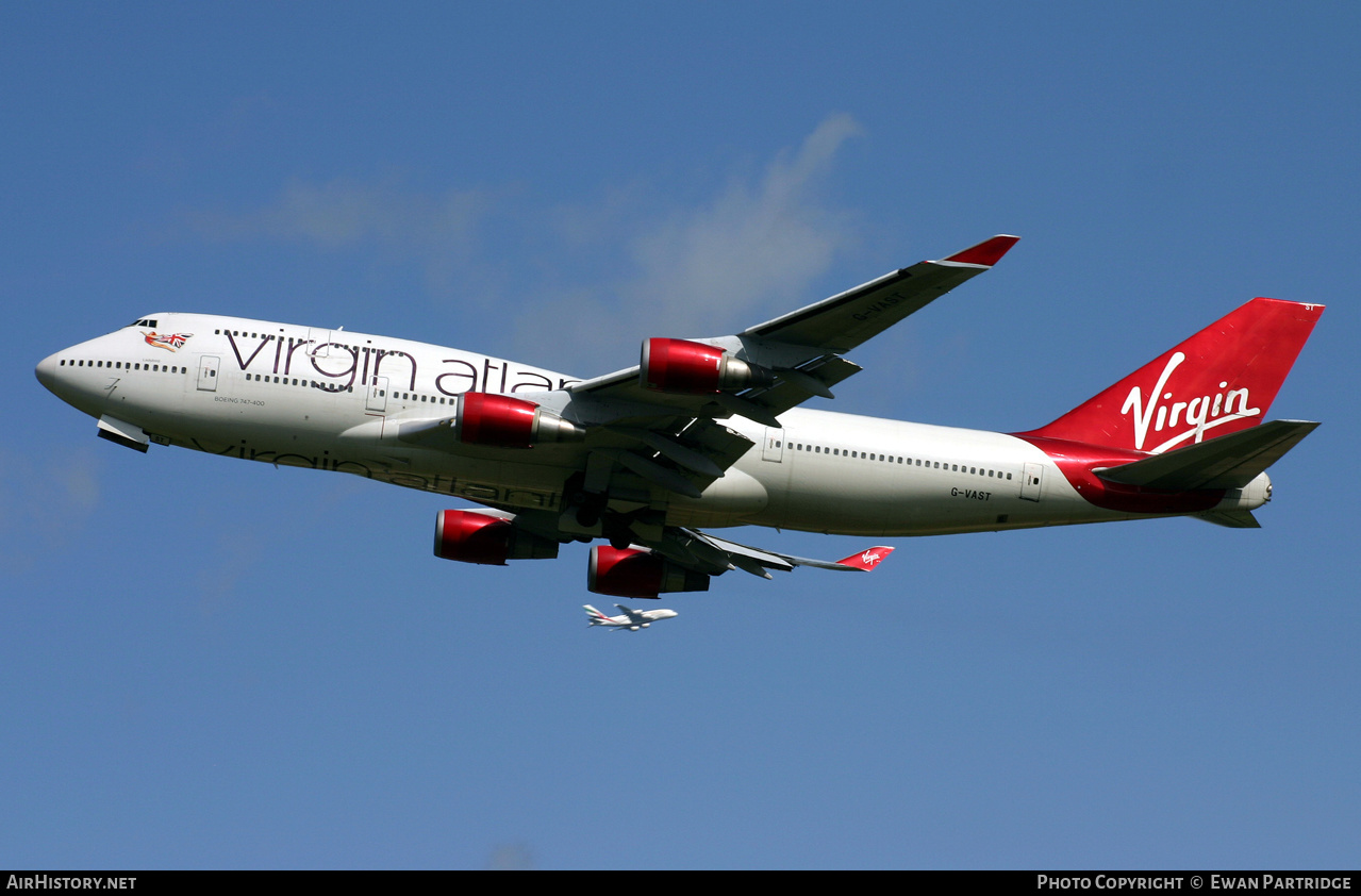 Aircraft Photo of G-VAST | Boeing 747-41R | Virgin Atlantic Airways | AirHistory.net #521307