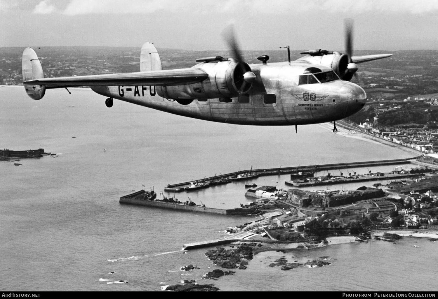 Aircraft Photo of G-AFUE | De Havilland D.H. 95 Flamingo | Guernsey & Jersey Airways | AirHistory.net #521312