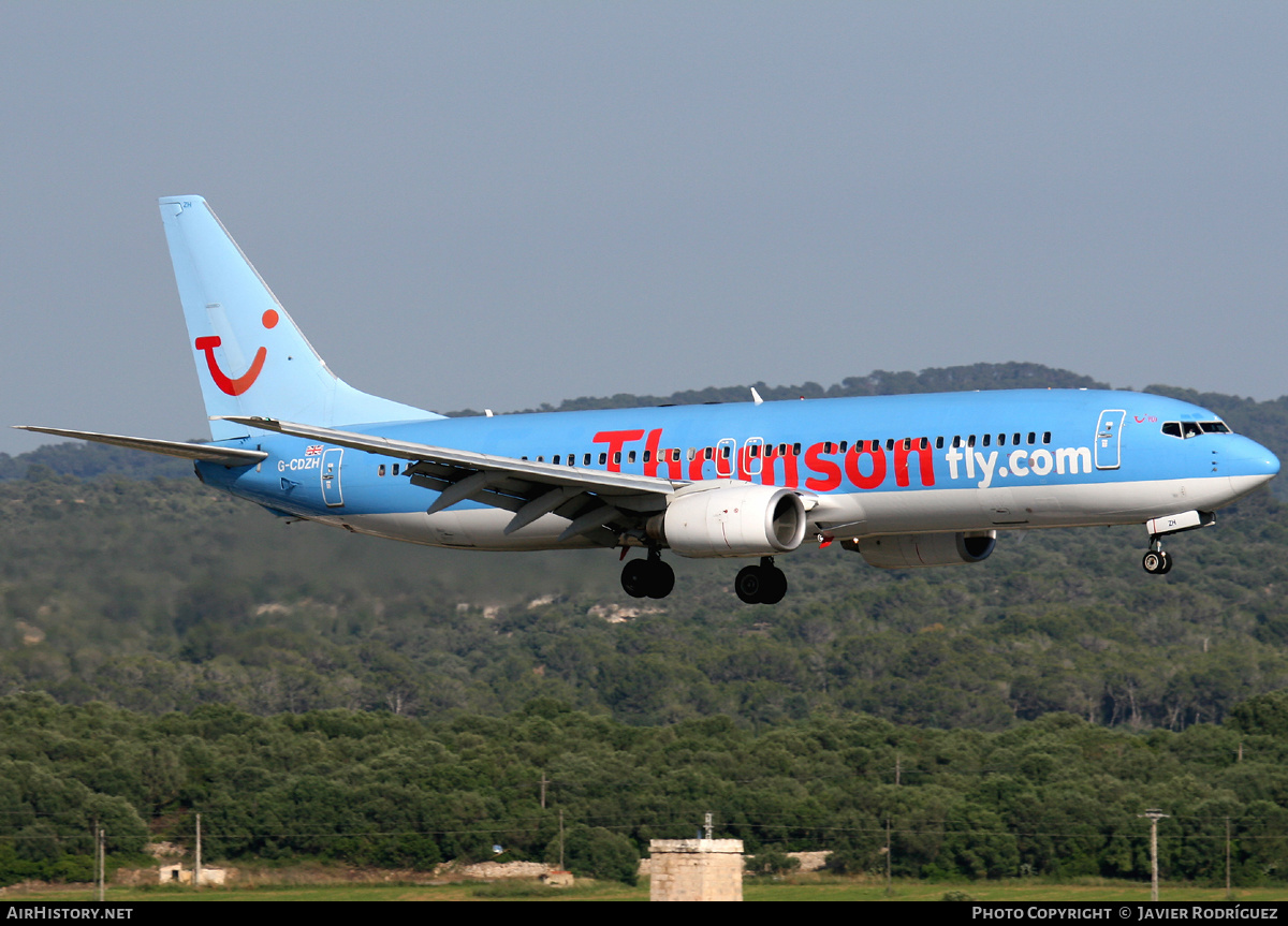 Aircraft Photo of G-CDZH | Boeing 737-804 | Thomsonfly | AirHistory.net #521340