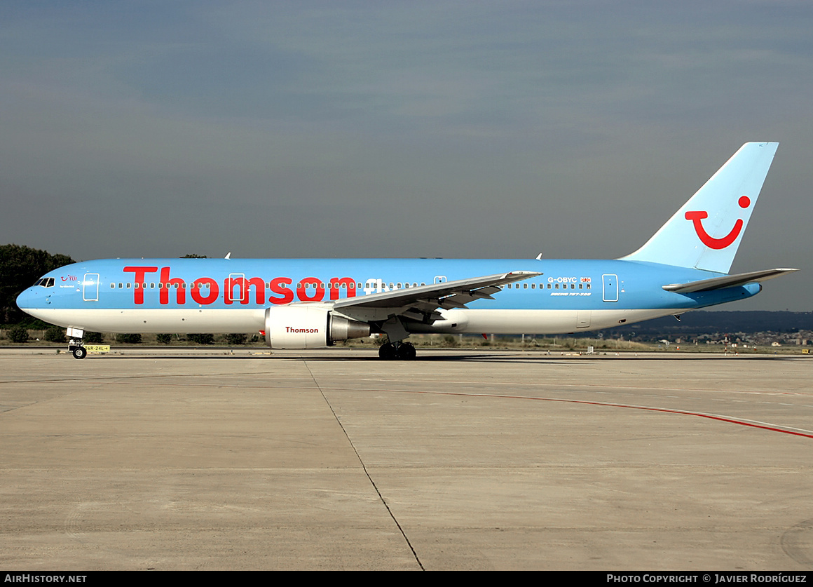 Aircraft Photo of G-OBYC | Boeing 767-304/ER | Thomsonfly | AirHistory.net #521342