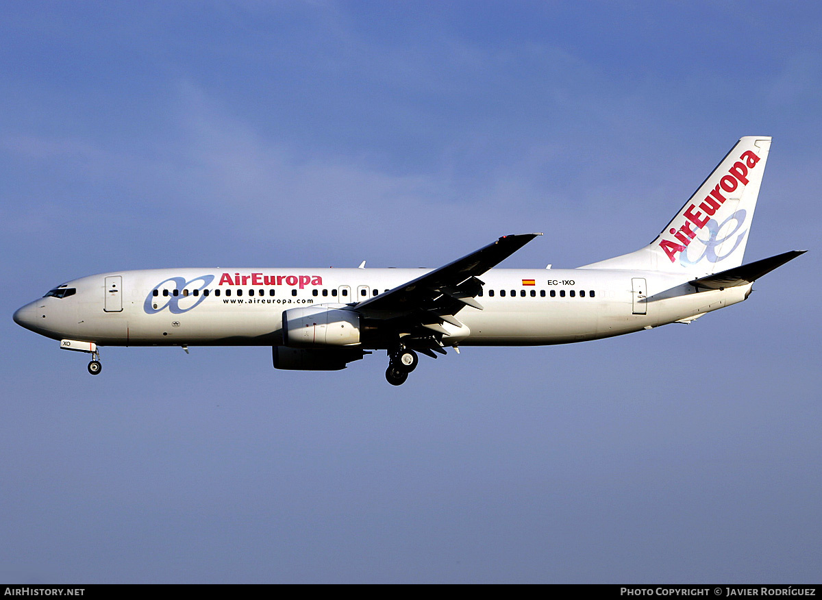 Aircraft Photo of EC-IXO | Boeing 737-883 | Air Europa | AirHistory.net #521347