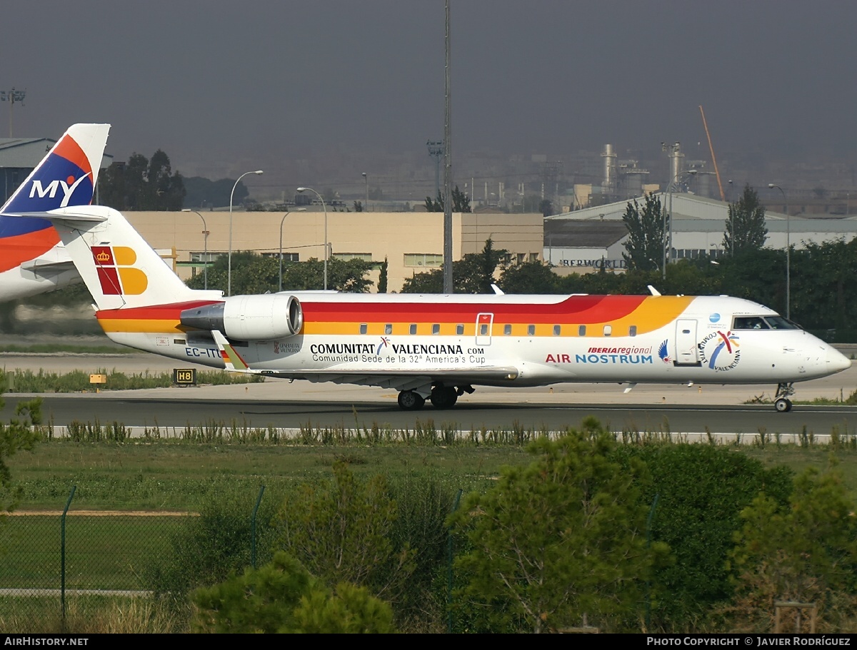Aircraft Photo of EC-ITU | Bombardier CRJ-200ER (CL-600-2B19) | Iberia Regional | AirHistory.net #521351
