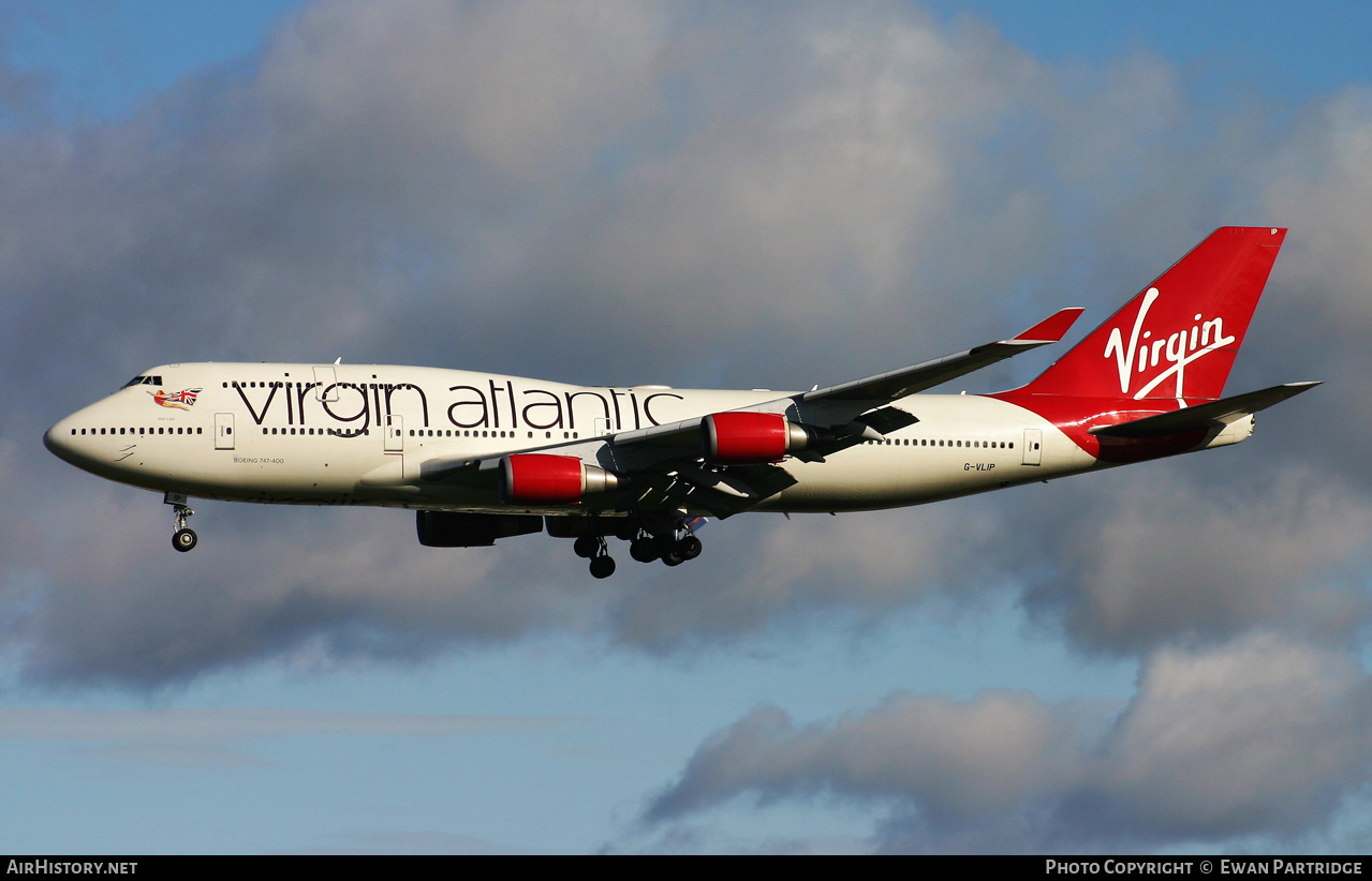 Aircraft Photo of G-VLIP | Boeing 747-443 | Virgin Atlantic Airways | AirHistory.net #521359