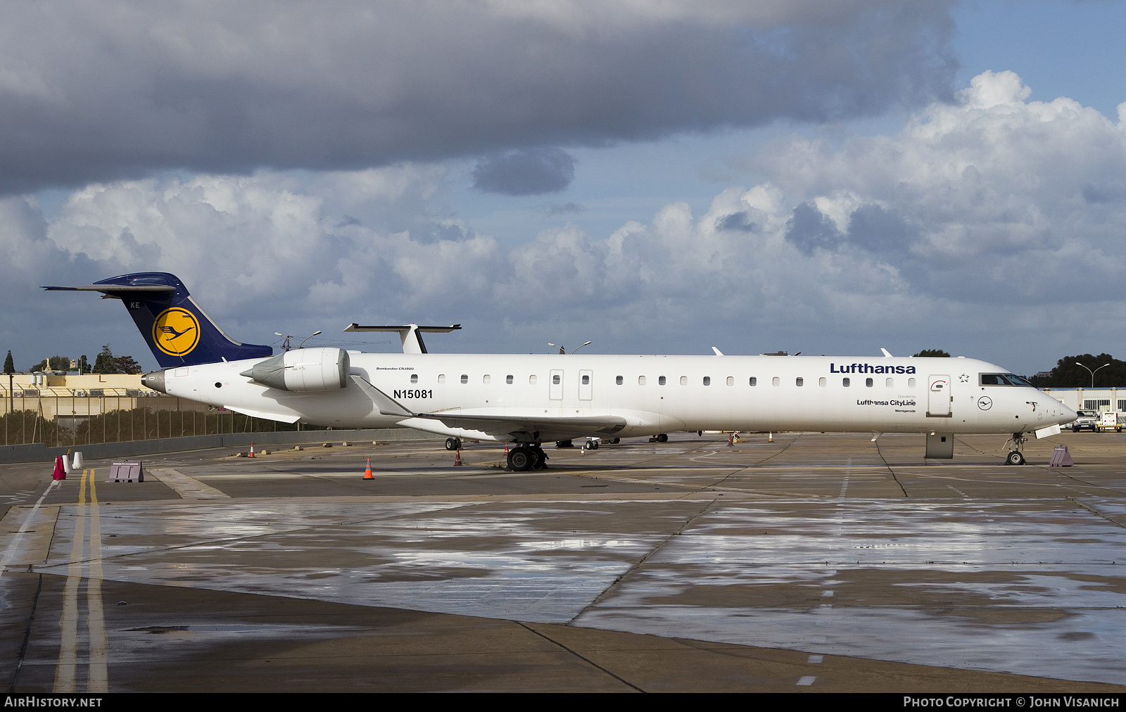 Aircraft Photo of N15081 | Bombardier CRJ-900LR (CL-600-2D24) | Lufthansa CityLine | AirHistory.net #521391