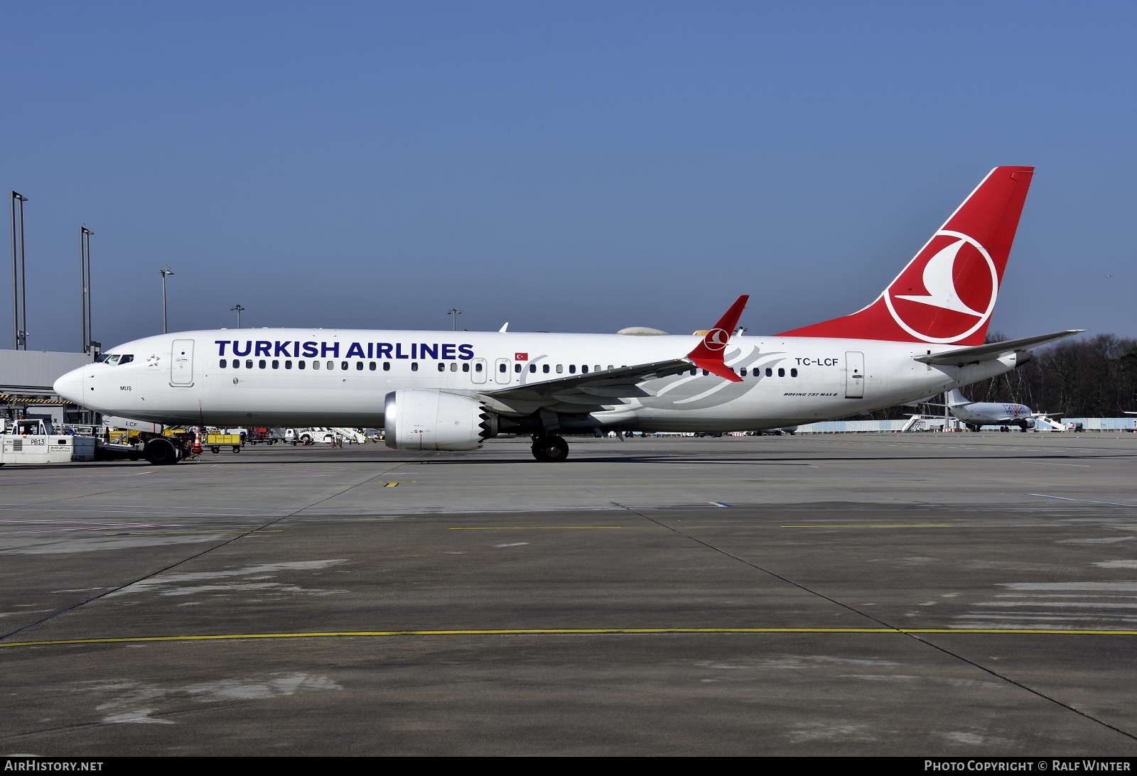 Aircraft Photo of TC-LCF | Boeing 737-8 Max 8 | Turkish Airlines | AirHistory.net #521402