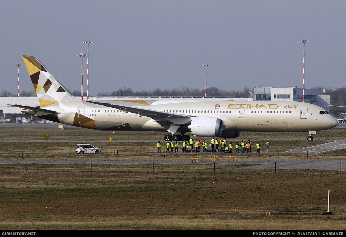 Aircraft Photo of A6-BLX | Boeing 787-9 Dreamliner | Etihad Airways | AirHistory.net #521403