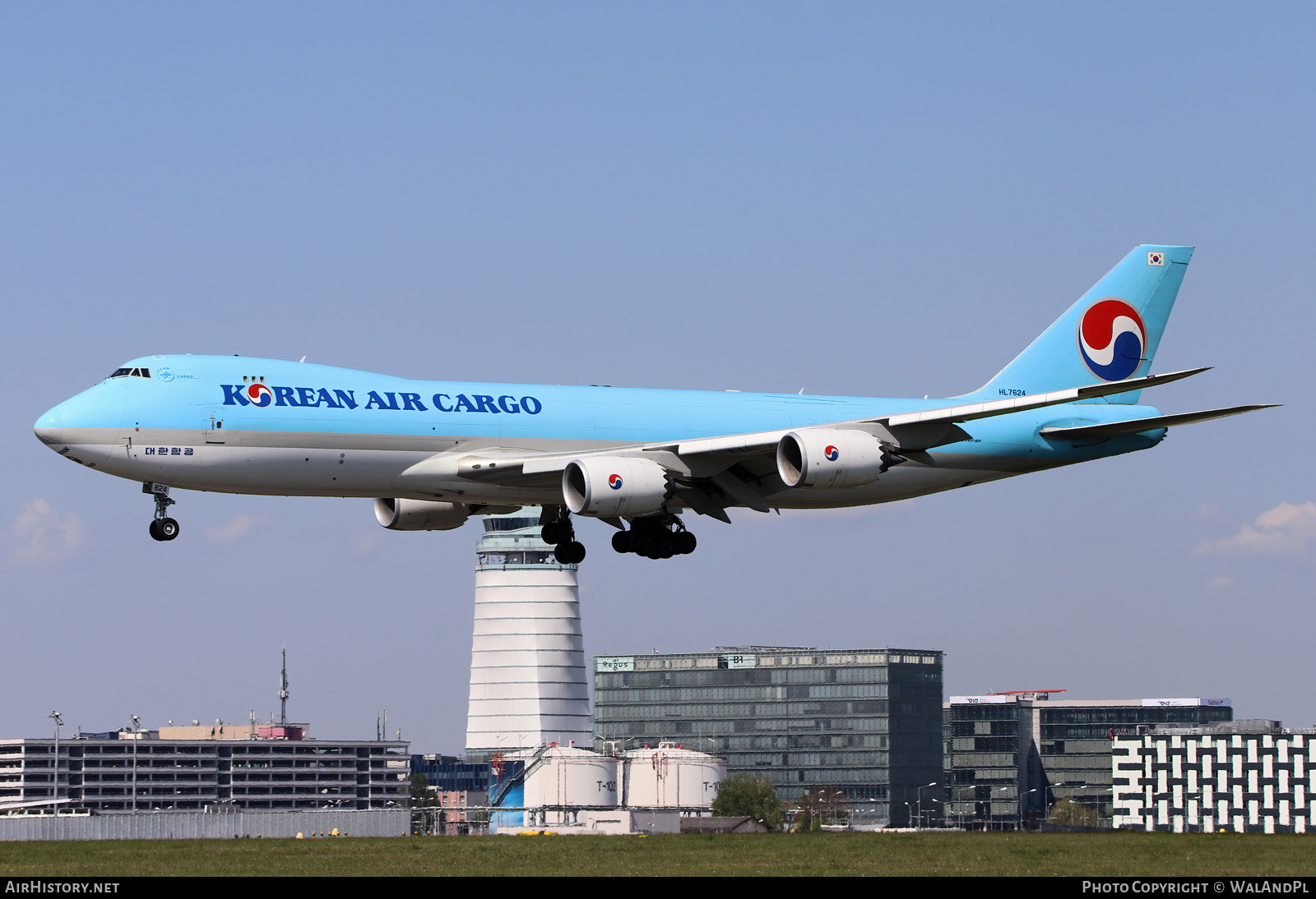 Aircraft Photo of HL7624 | Boeing 747-8B5F/SCD | Korean Air Cargo | AirHistory.net #521423