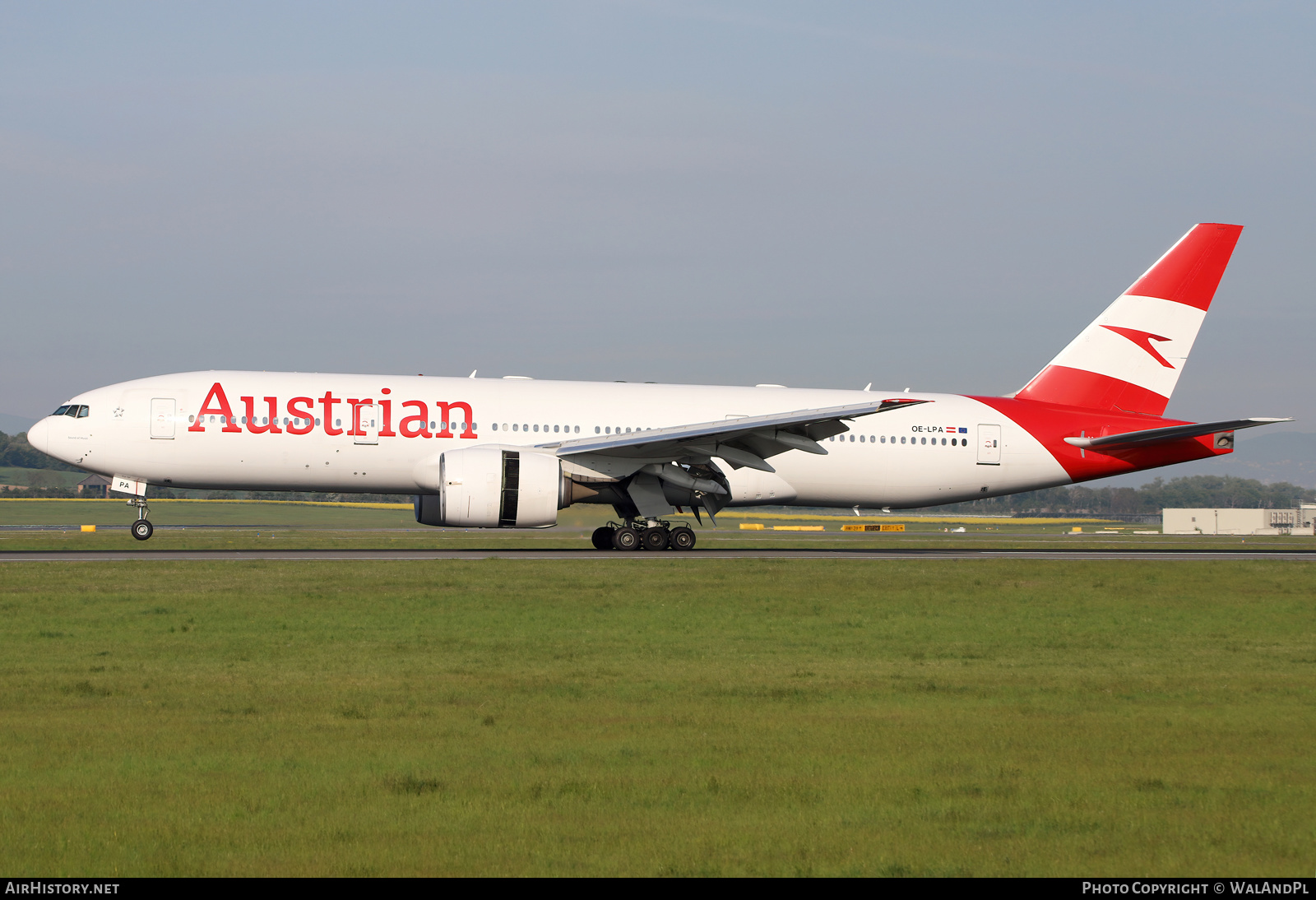 Aircraft Photo of OE-LPA | Boeing 777-2Z9/ER | Austrian Airlines | AirHistory.net #521429