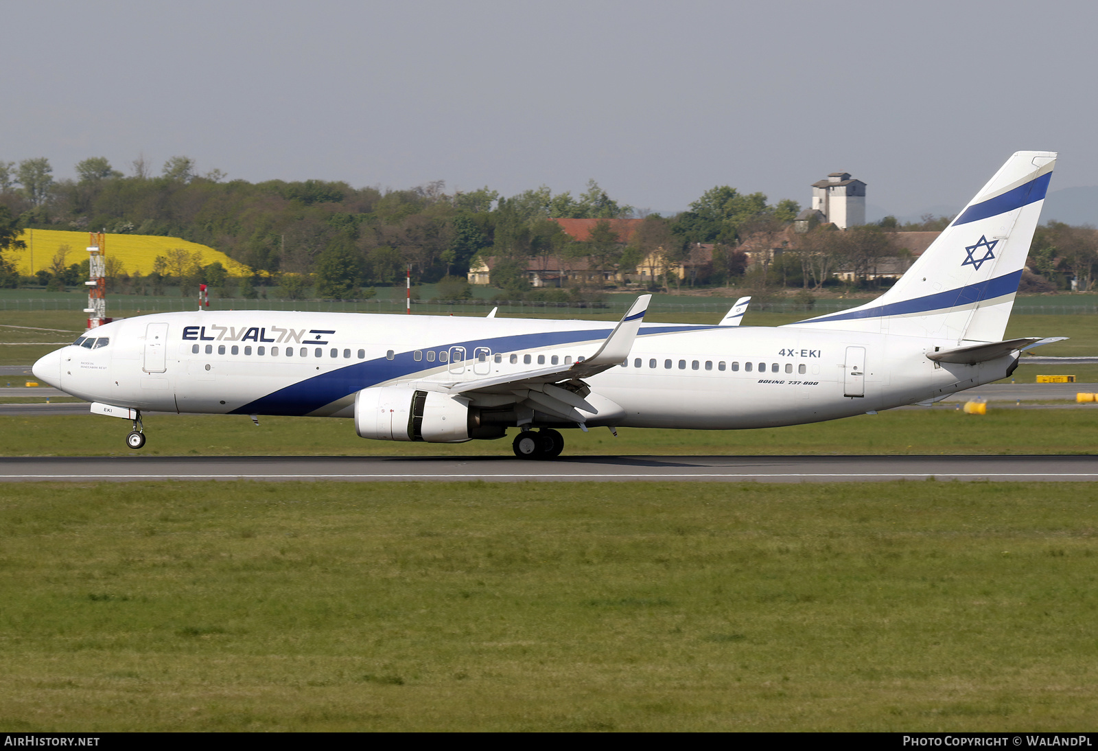 Aircraft Photo of 4X-EKI | Boeing 737-86N | El Al Israel Airlines | AirHistory.net #521435