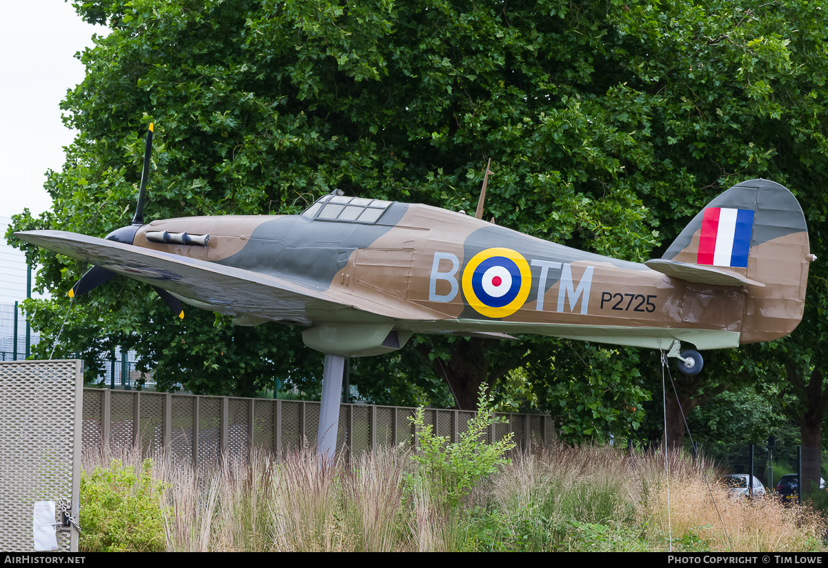 Aircraft Photo of P2725 | Hawker Hurricane Mk1 (replica) | UK - Air Force | AirHistory.net #521442