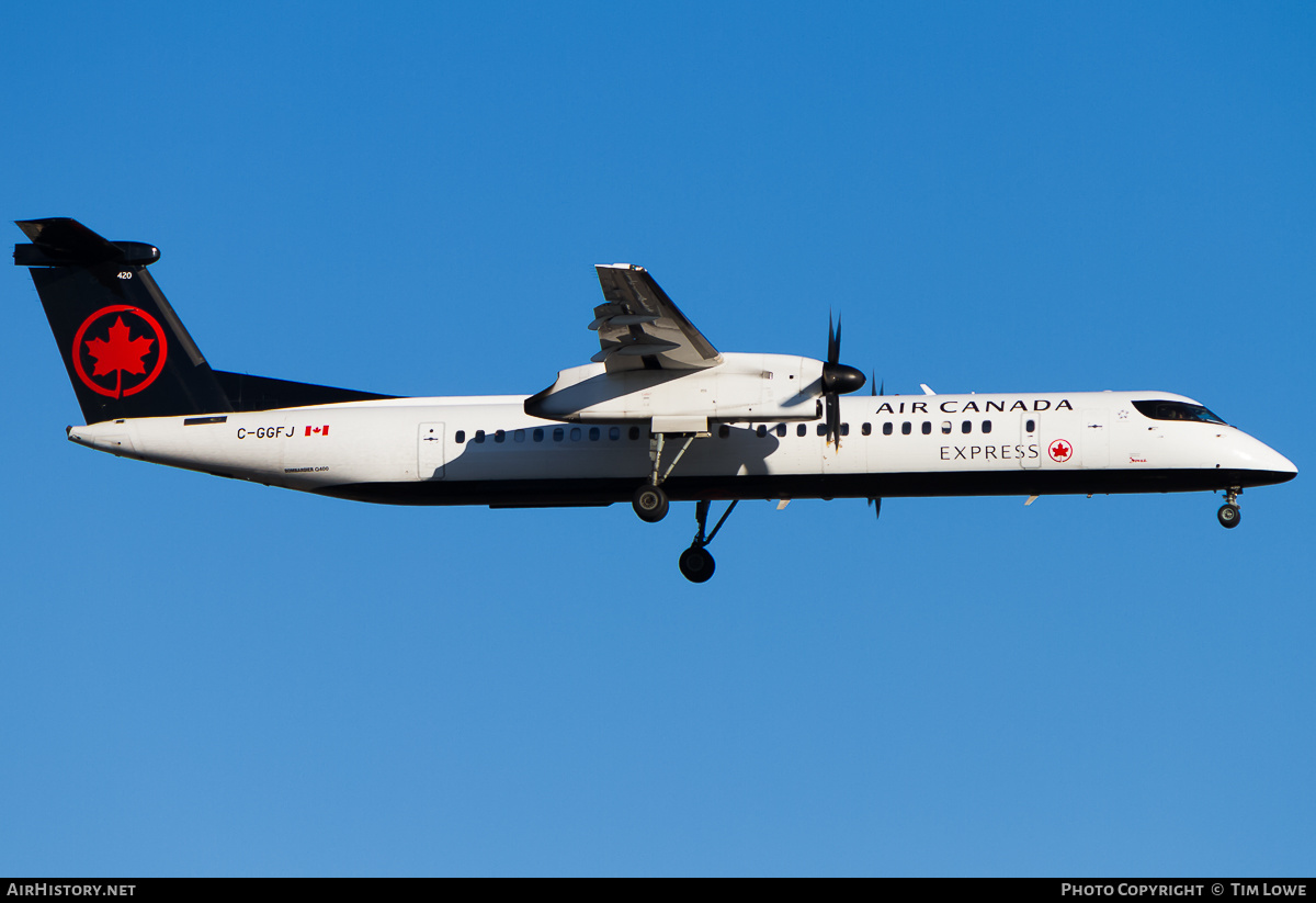 Aircraft Photo of C-GGFJ | Bombardier DHC-8-402 Dash 8 | Air Canada Express | AirHistory.net #521445
