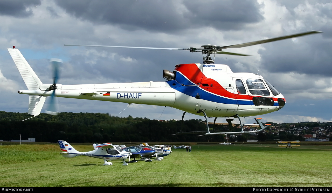 Aircraft Photo of D-HAUF | Aerospatiale AS-350B-2 Ecureuil | Meravo Helicopters | AirHistory.net #521466