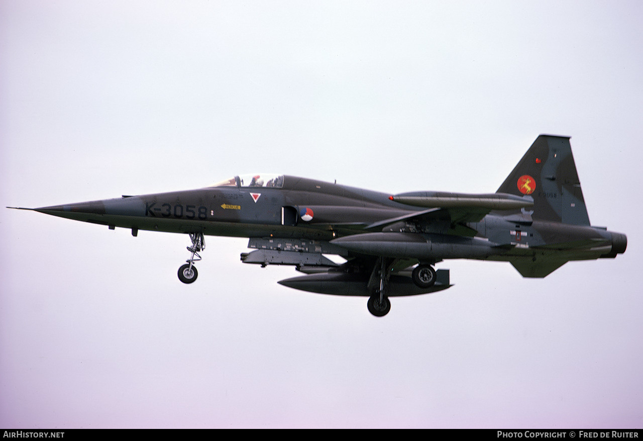 Aircraft Photo of K-3058 | Canadair NF-5A | Netherlands - Air Force | AirHistory.net #521470